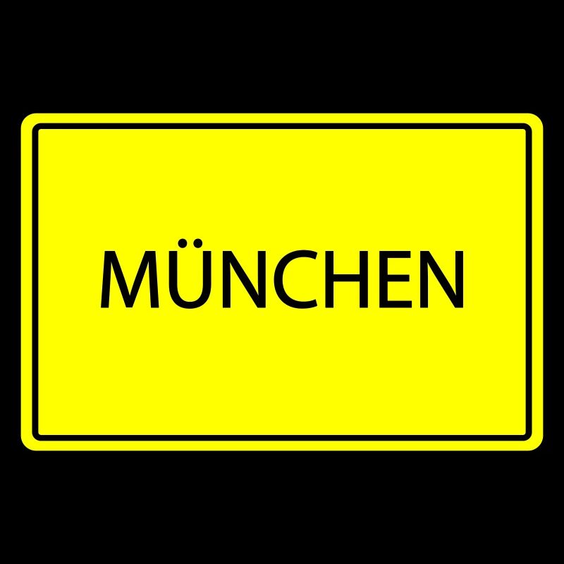 Panneau de la ville de Munich