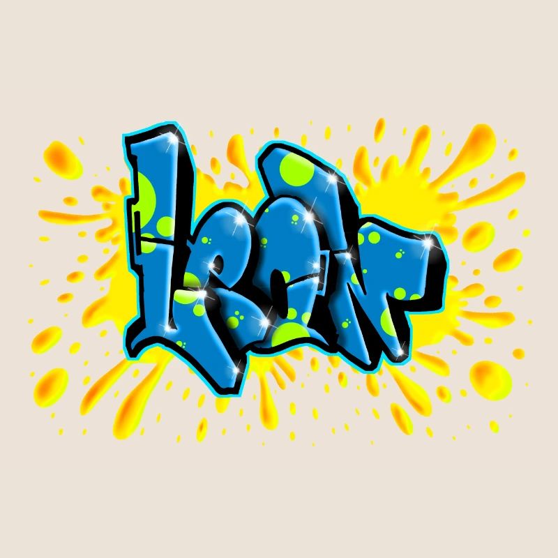 Léon graffiti splash prénom imprimable sur tout