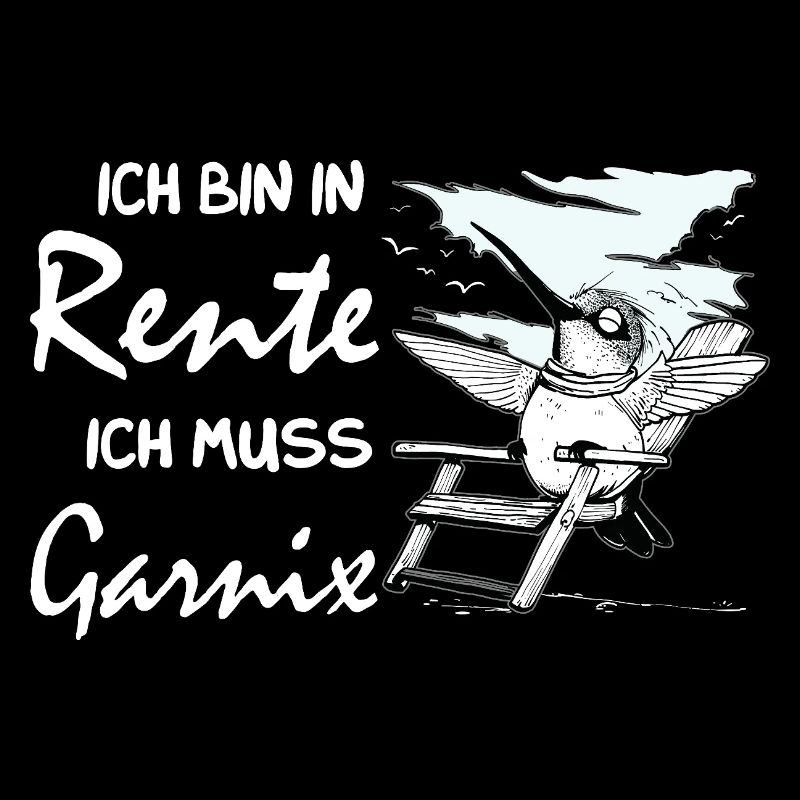 Lustiges deutsches Ruhestandsdesign
