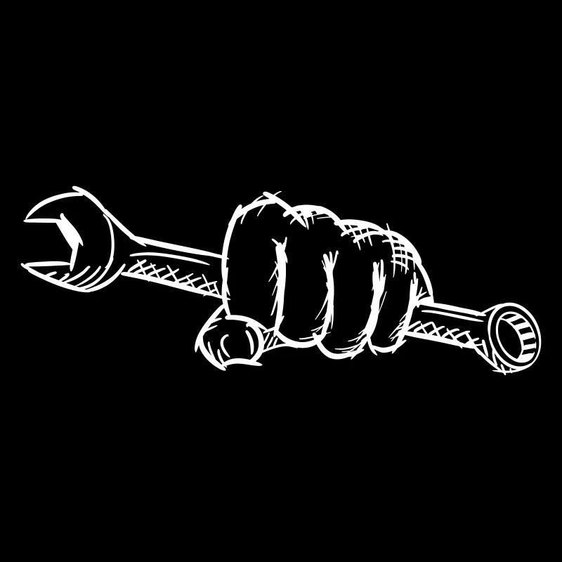 Clé à la main/poing, dessin