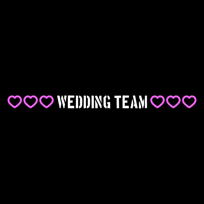 Hochzeit Team herzchen