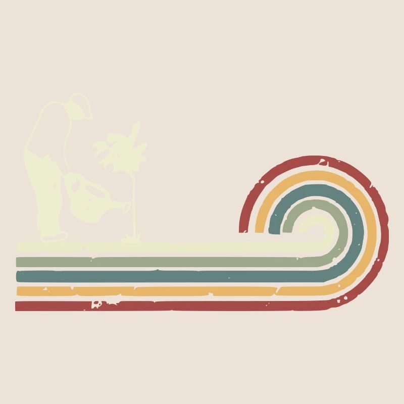 Retro Gärtner - Garten - Gärtner -