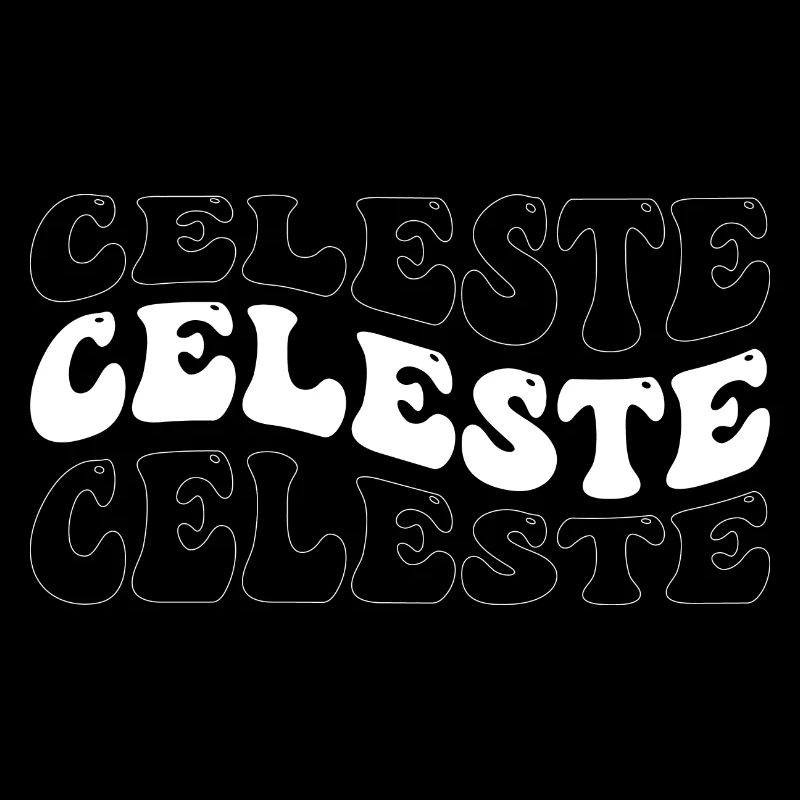 Drôle Celeste Groovy 4 Hommes Femmes Cool Celeste Tie