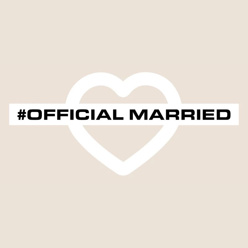 Coeur de mariage marié