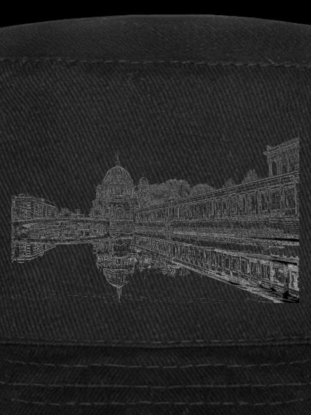 Bridge Berlin pencil drawing