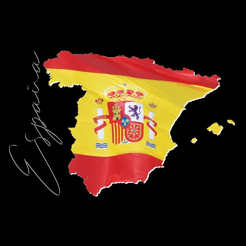 Spanien | echte Flagge | Flag Map ES