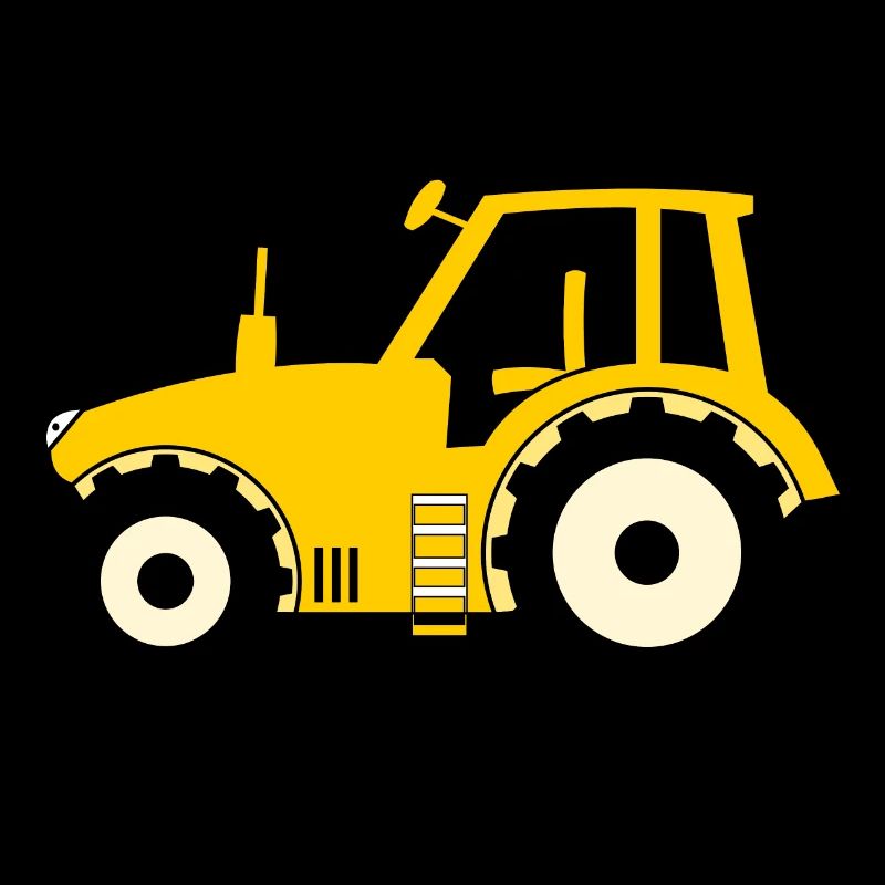 Tractor yellow