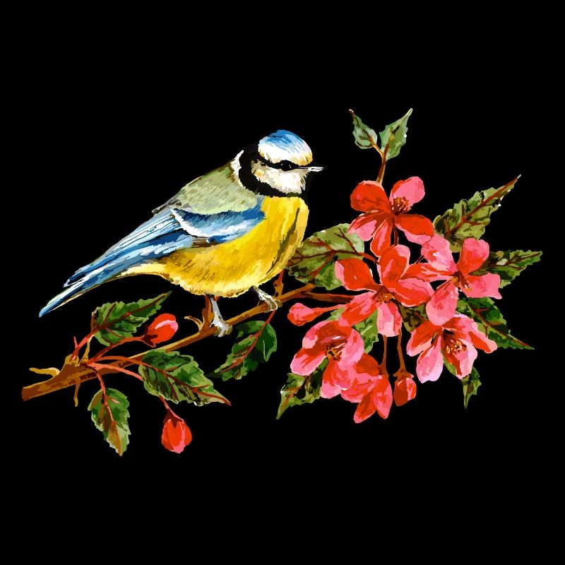Bunter Vogel