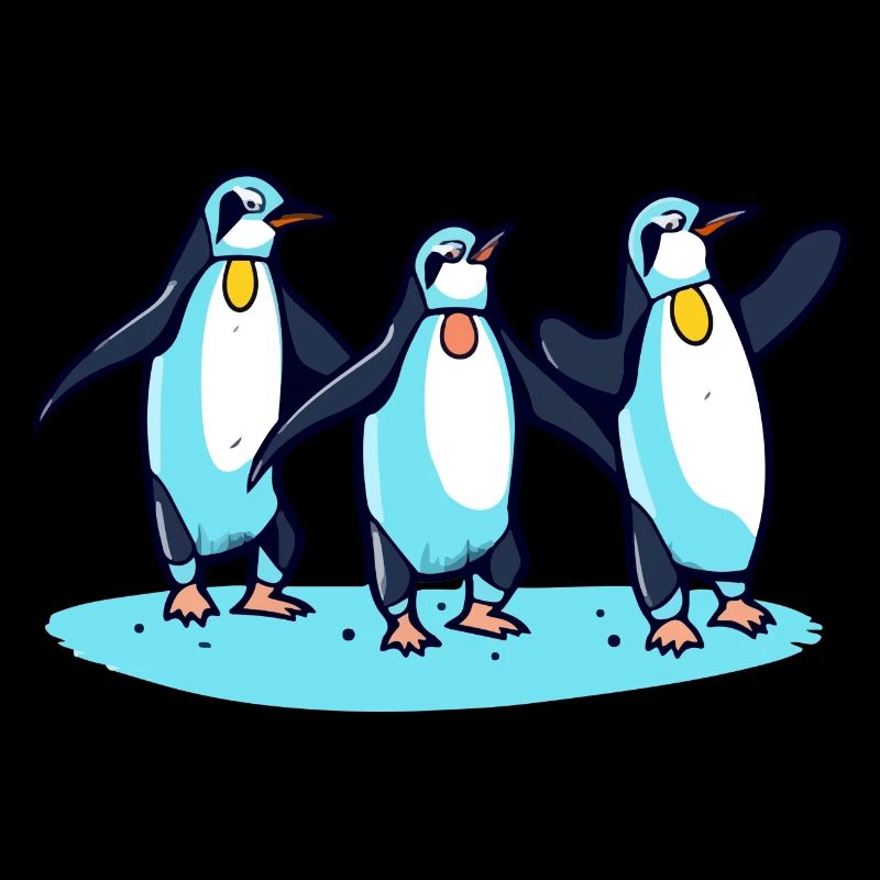 Pinguine feiern