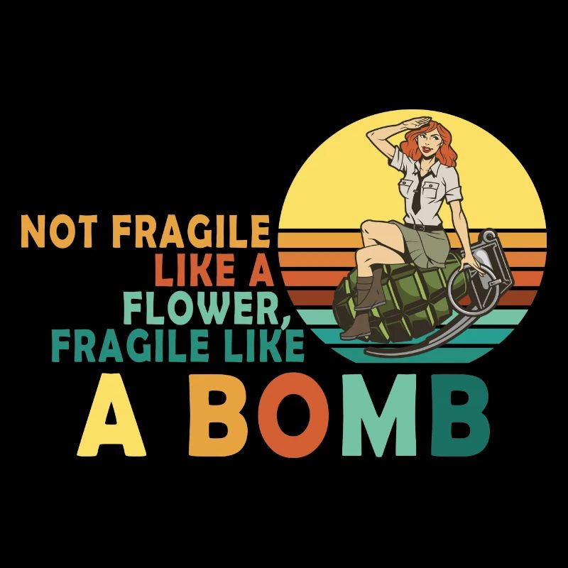 Nicht zerbrechlich wie eine Blume, sondern eine