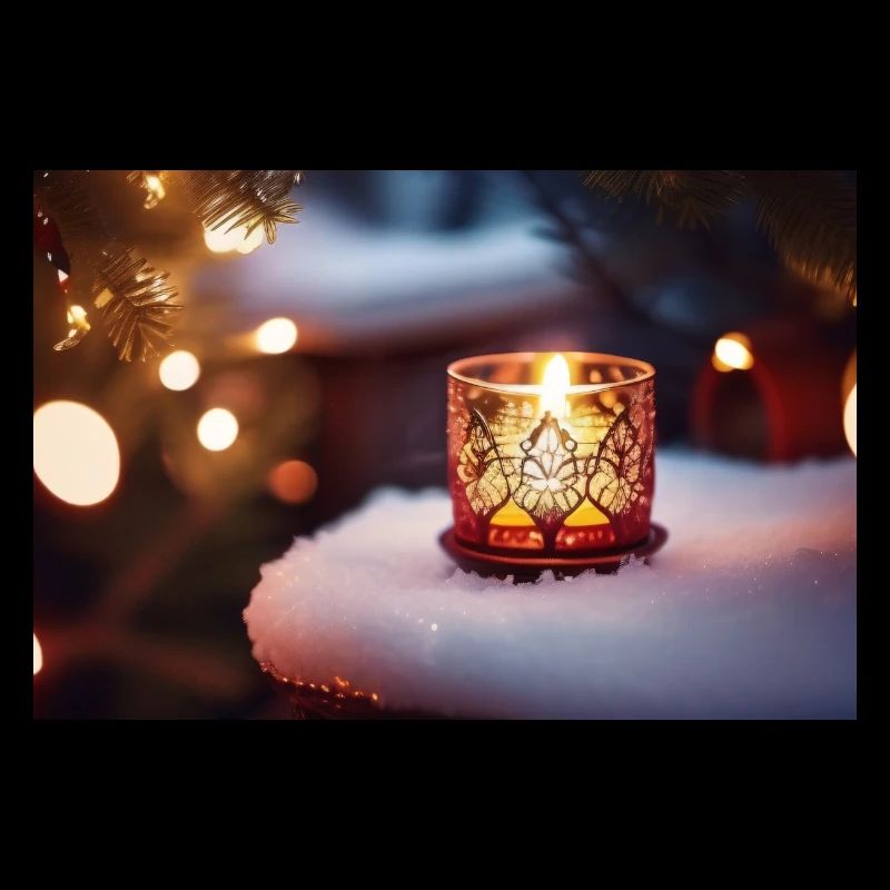 Bougie de Noël