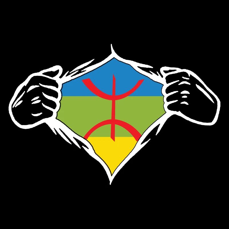 Drapeau amazigh en force