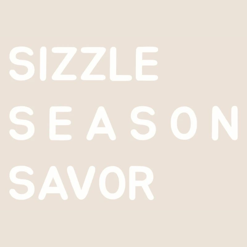 Saveur de saison grésillante
