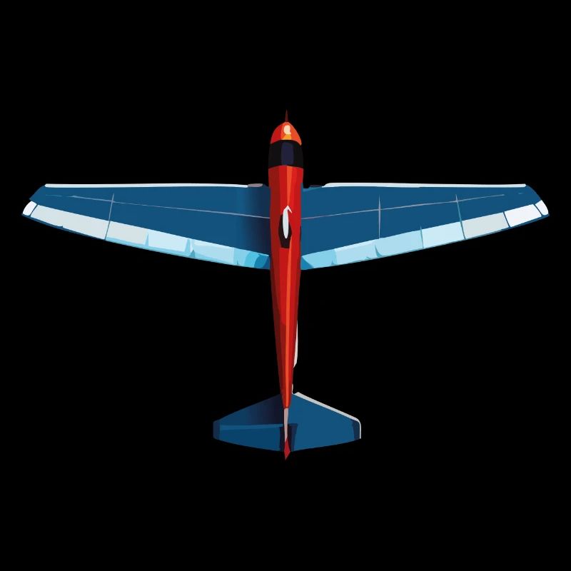 BleuPlaneur rouge