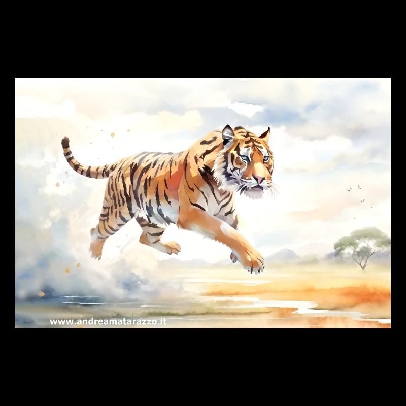 Tiger en action