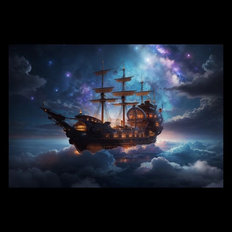 Dreamlike Cloud Ship