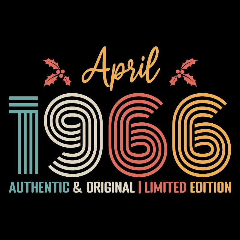 April 1966 Birthday April 1966 Retro