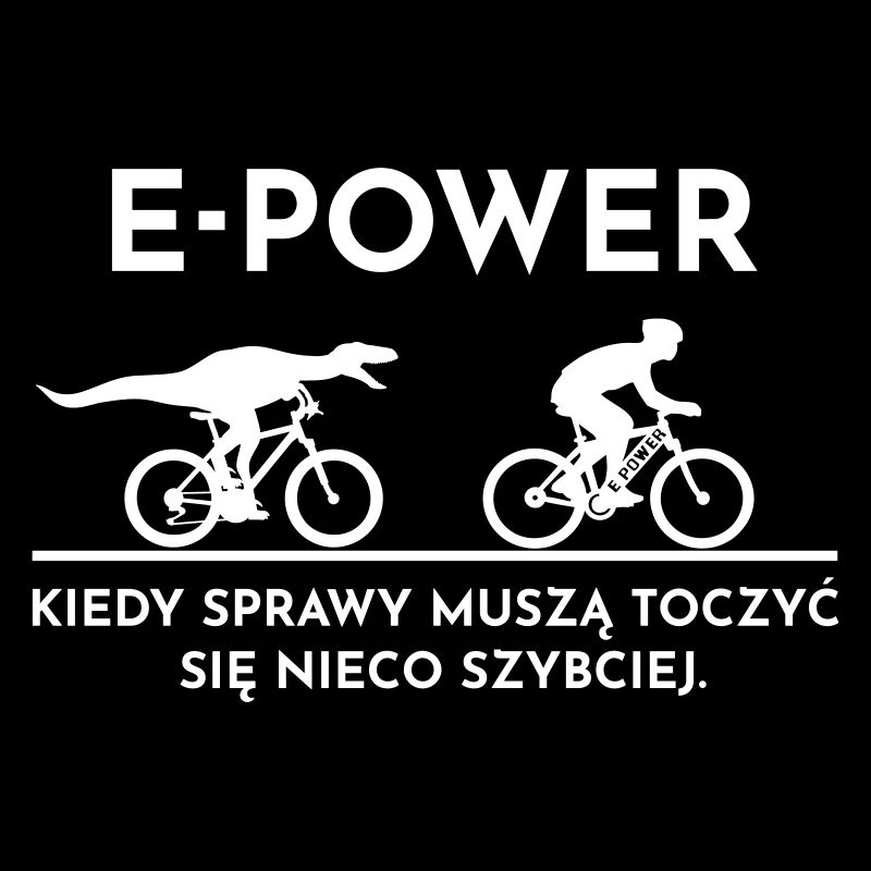 Welociraptor ściga e-rowerzystę