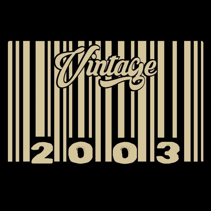 vintage 2003 Code barre 2003: Année 2025.