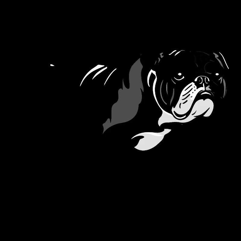 Bouledogue - Autocollant pour animaux de compagnie