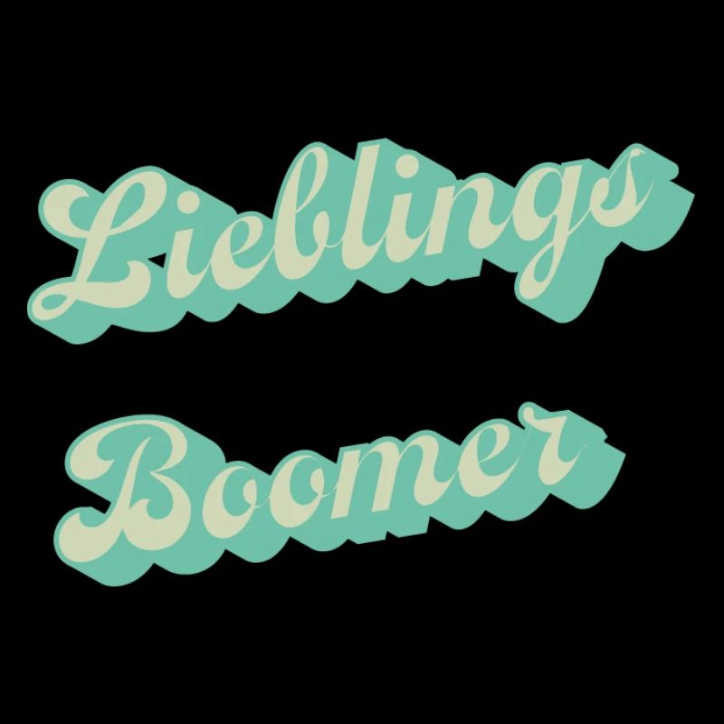 Script rétro préféré des baby-boomers