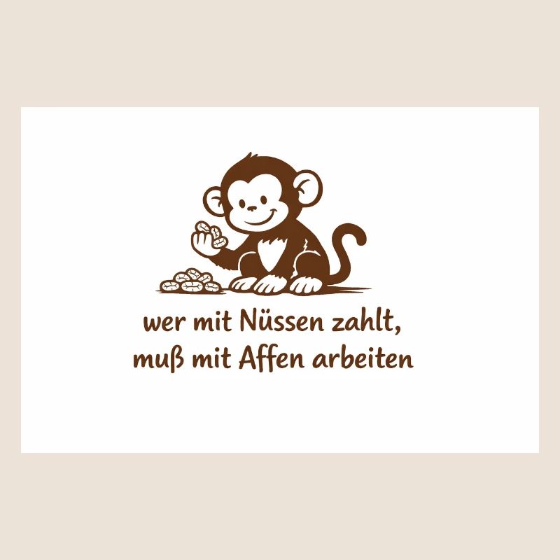 Arbeiteraffe_mit_Erdnuessen