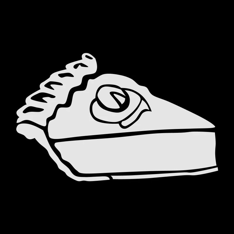Slice der Kürbis-Kuchen