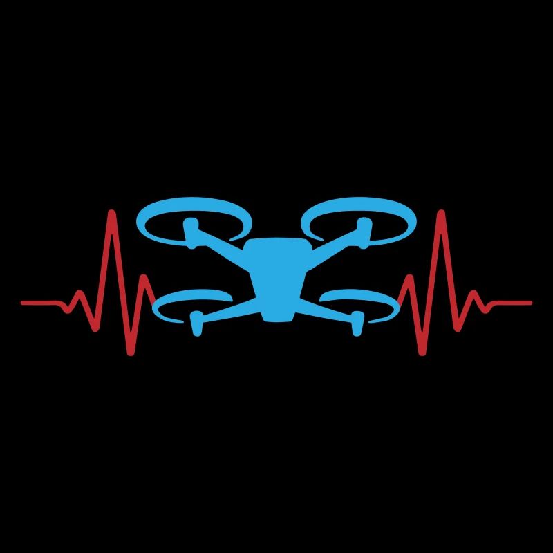 Heartbeat Drone Drone ECG | Colors can be changed