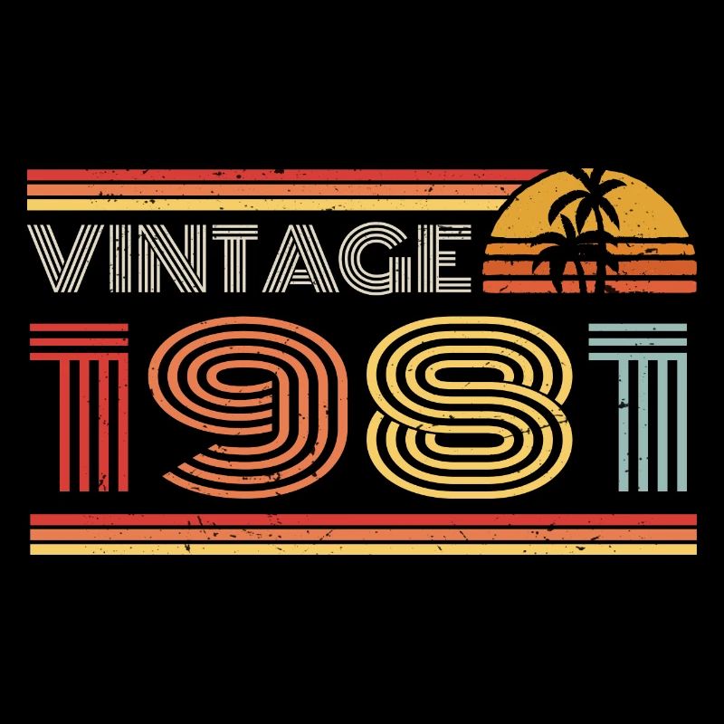 1981 Limited Edition Geburtstag Outfit 1981 vintag
