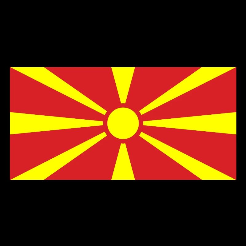 Drapeau de la Macédoine