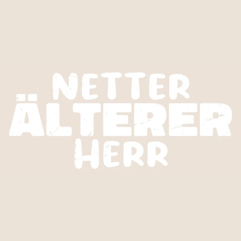 Netter Älterer Herr