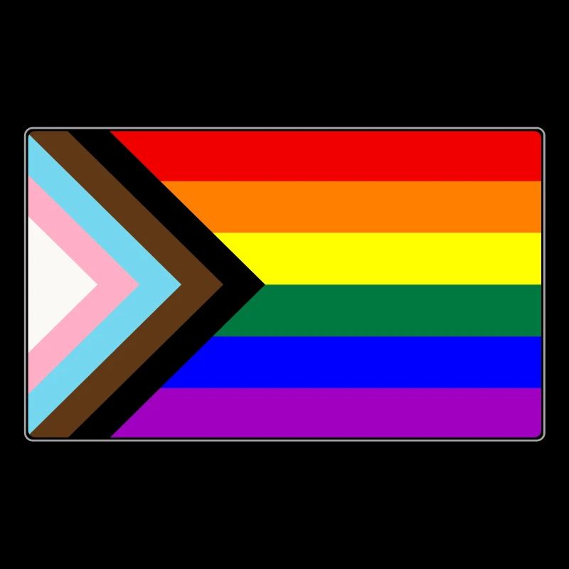 Progrès LGBTQ Gay Pride Flag