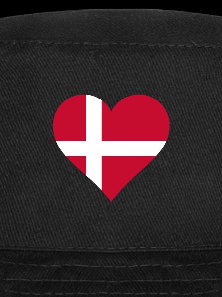 Danemark danois drapeau drapeau coeur