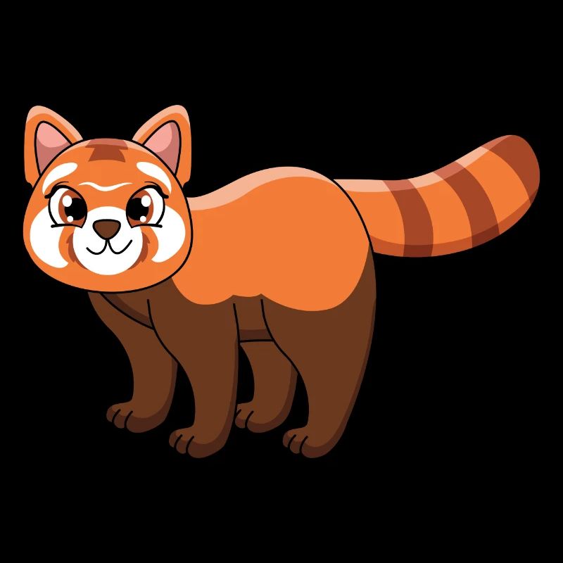 Panda rouge