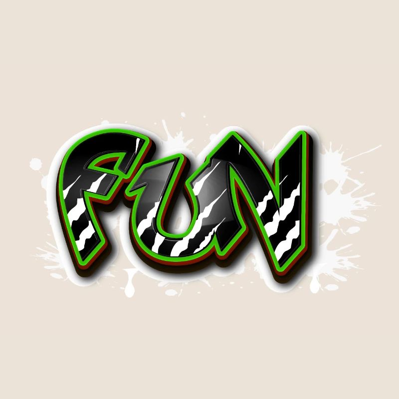 Fun in graffiti style