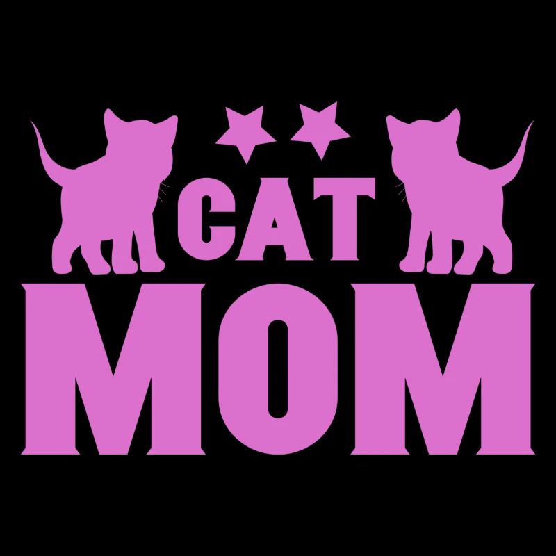 Katzen Mama Katzen Oma Großmutter Mutter Mom Katze