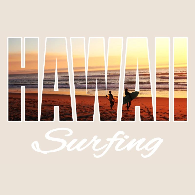 surf à Hawaï