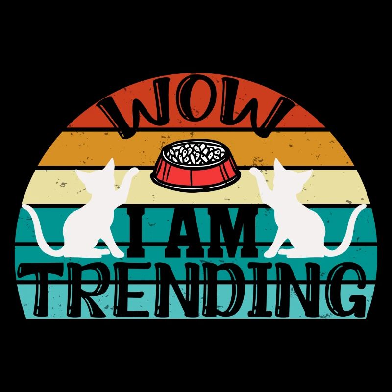 wow i am trending - funny lovers cat