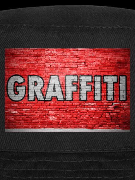 Graffiti Ziegelsteinmauer