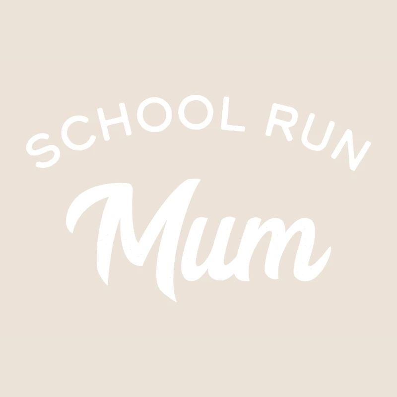 Maman de course à l’école