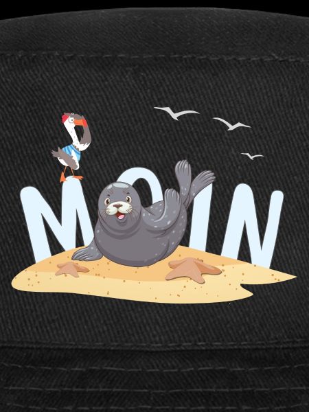 Moin Robbe Möwe Strand