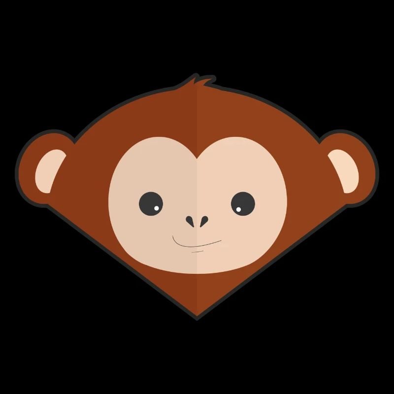 Singe simple mignon