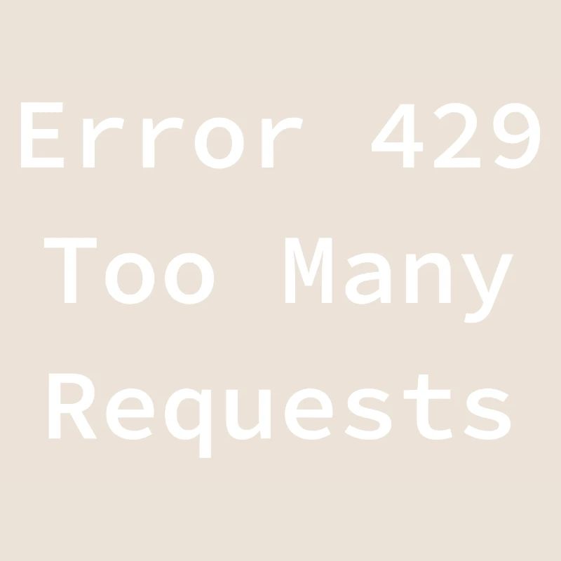 Error 429 - Too Many Requests