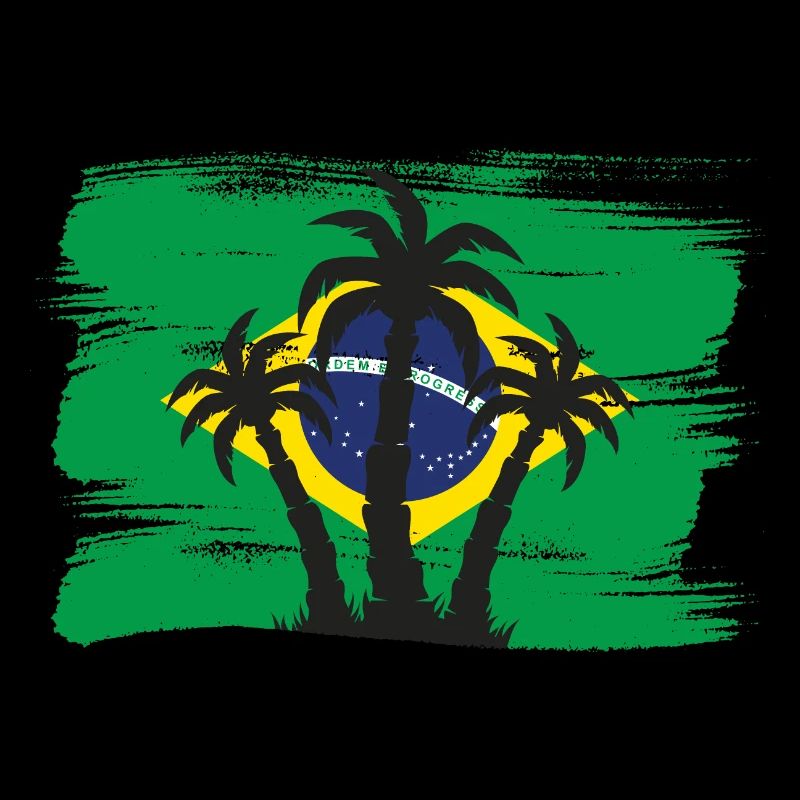 Drapeau du Brésil Drapeau de l’Amérique du Sud