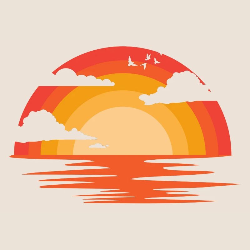 coucher du soleil