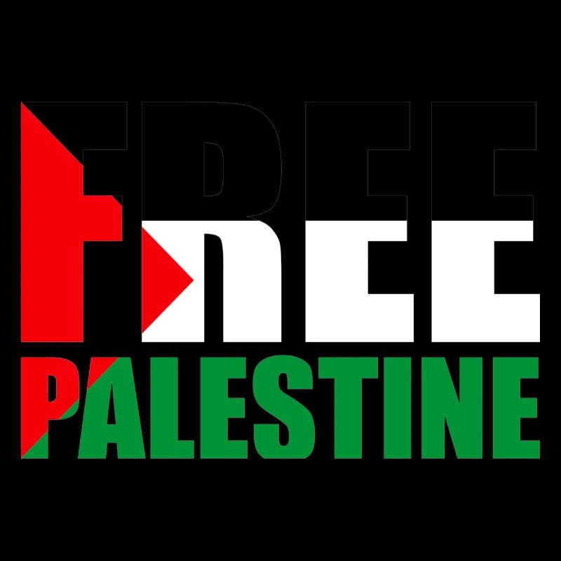 PALESTINE GRATUITE avec le drapeau de la Palestine