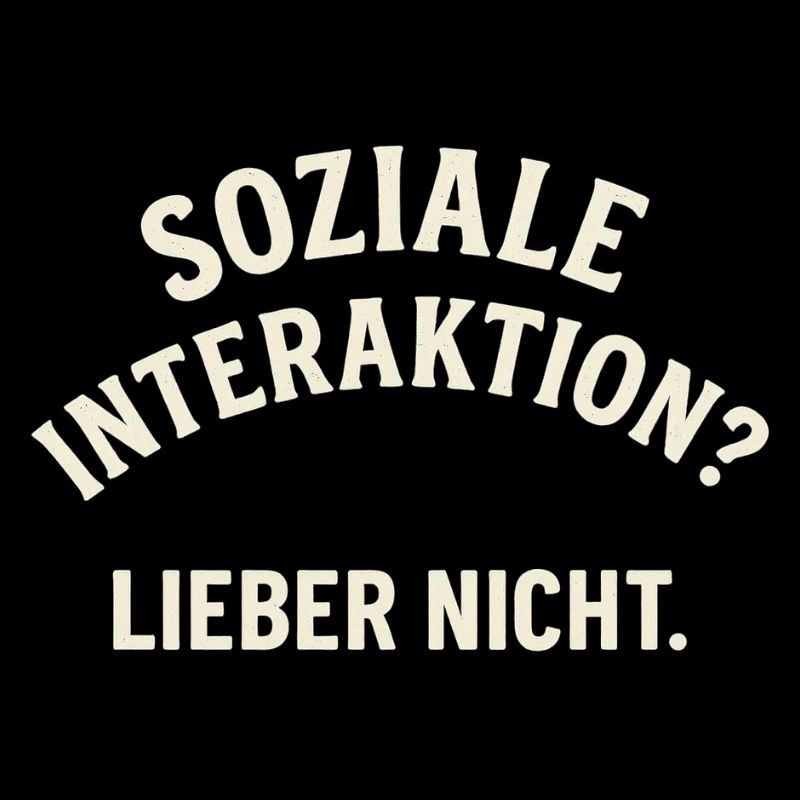Interaction sociale – Non merci !