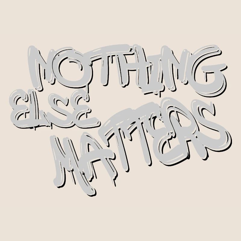 Typographie de citation graffiti : slogan gris gras