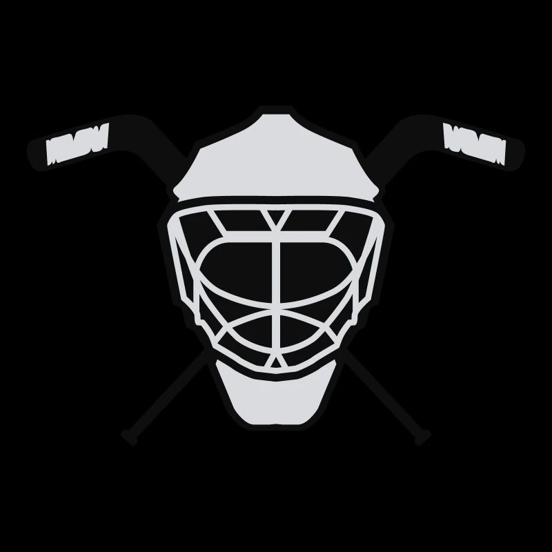 masque de hockey 3 neutre bicolore