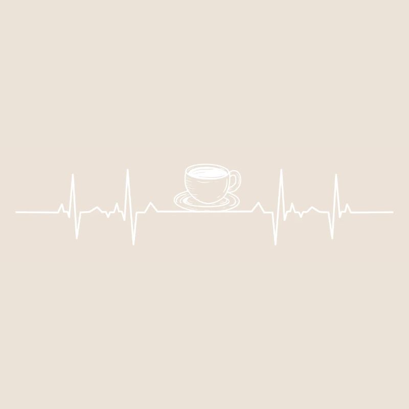 Kaffee Herzschlag Geschenk